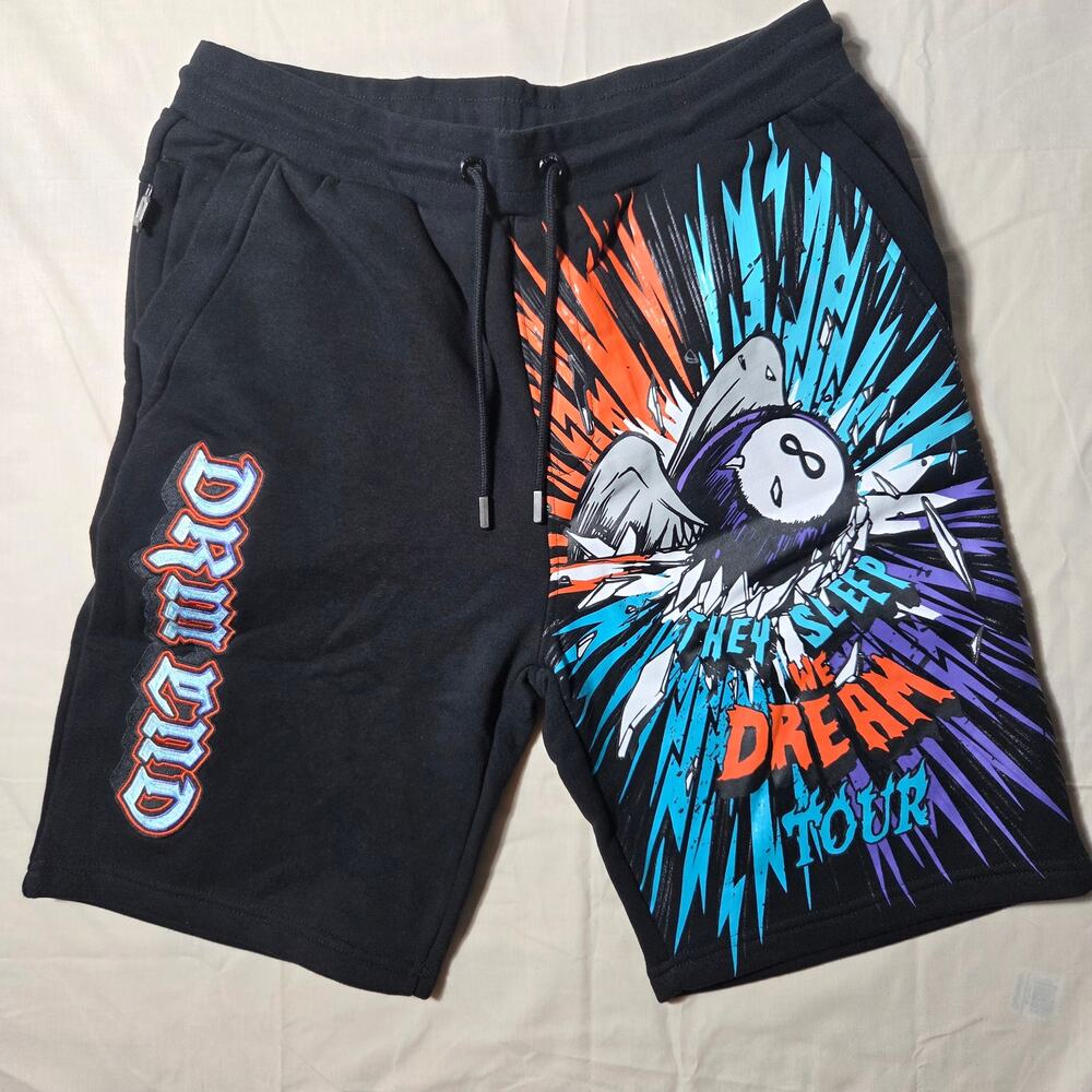 Dreamland mid-length graphic shorts